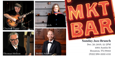 Danielle Reich, Clayton Dyess, Thomas Helton, Bobby Adams at Mkt Bar - event poster Danielle Reich, Clayton Dyess, Thomas Helton, Bobby Adams at Mkt Bar