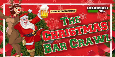The Official Christmas Bar Crawl - Madison at Red Rock Saloon - event poster The Official Christmas Bar Crawl - Madison at Red Rock Saloon
