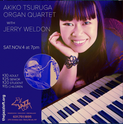 Akiko Tsurga Organ Quartet With Jerry Weldon  at The Jazz Loft