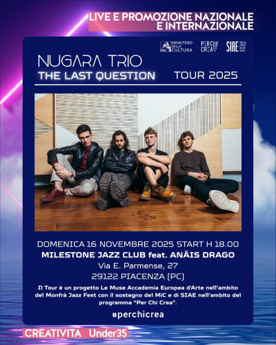 Nugara at Milestone - event poster Nugara at Milestone
