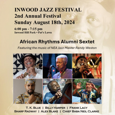African Rhythms Alumni Sextet at Inwood Jazz Festival