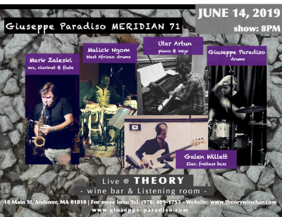 Giuseppe Paradiso Meridian 71 at Theory Wine Bar And Listening Room