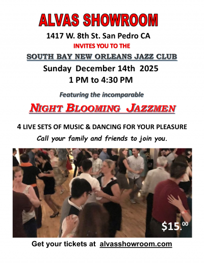 South Bay New Orleans Jazz Club -ft. The Night Blooming Jazzmen