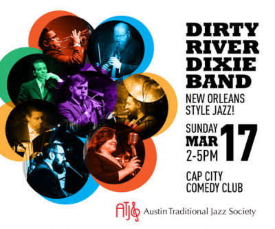 Dirty River Dixie Band at Cap City Comedy Club - event poster Dirty River Dixie Band at Cap City Comedy Club