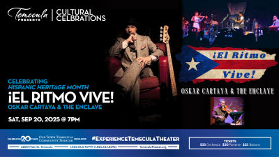 El Ritmo Vive – Oskar Cartaya & The Enclave Light Up The Stage at Old Town Temecula Community Theater