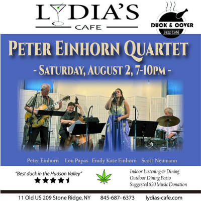 Peter Einhorn Quartet at Lydia's Cafe