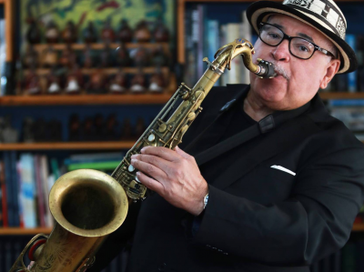 Justo Almario Latin Jazz Quartet at Alvas Showroom