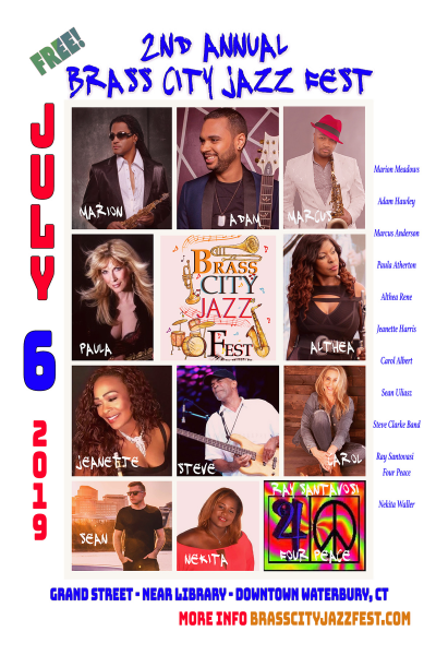 2nd Annual Brass City Jazz Fest - Free at Brass City Jazz Fest at Library Park
