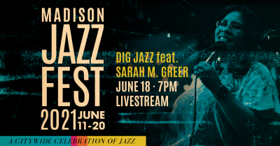 Dig Jazz Presents Sarah M. Greer Live From The Stoughton Opera House at Madison Jazz Fest at Stoughton Opera House