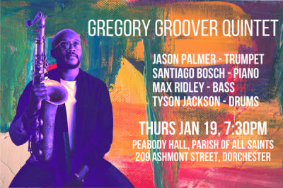 Gregory Groover Quintet at Peabody Hall, Parish Of All Saints
