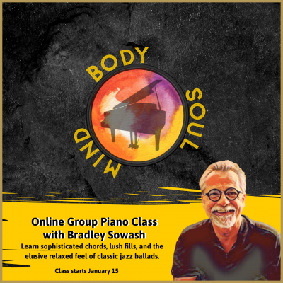 Bradley Sowash at Online Jazz Piano Courses - event poster Bradley Sowash at Online Jazz Piano Courses