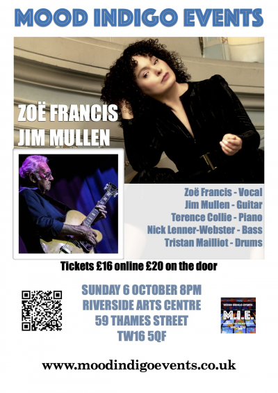 Zoe Francis And Jim Mullen at Riverside Arts Centre