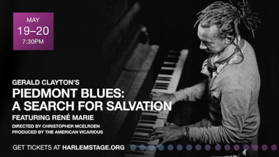 Gerald Clayton's Piedmont Blues: A Search For Salvation at Harlem Stage at The Gatehouse - event poster Gerald Clayton's Piedmont Blues: A Search For Salvation at Harlem Stage at The Gatehouse