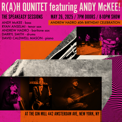R(a) Quintet at The Gin Mill - event poster R(a) Quintet at The Gin Mill