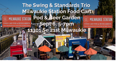Swing & Standards Trio Milwaukie Station at Milwaukie Station - event poster Swing & Standards Trio Milwaukie Station at Milwaukie Station