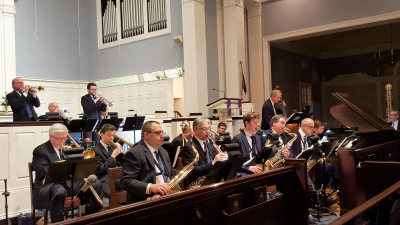 Jazz Community Big Band - Sunday Worship at Park Ridge Community Church - event poster Jazz Community Big Band - Sunday Worship at Park Ridge Community Church