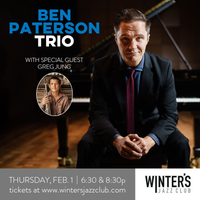 Ben Paterson Trio at Winter's Jazz Club