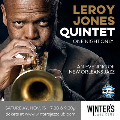 Leroy Jones Quintet at Winter's Jazz Club