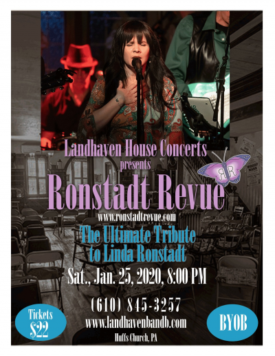 Ronstadt Revue: The Ultimate Tribute at Landhaven House Concerts - event poster Ronstadt Revue: The Ultimate Tribute at Landhaven House Concerts