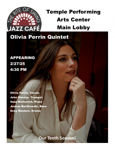 The Olivia Perrin Quintet at Temple Performing Arts Center