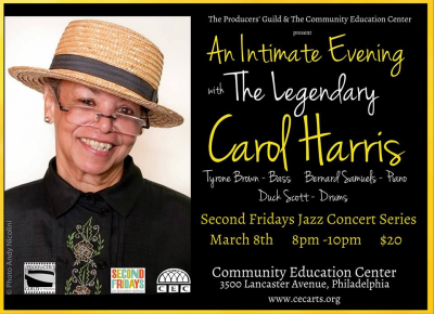 An Intimate Evening With The Legendary Carol Harris at Community Education Center