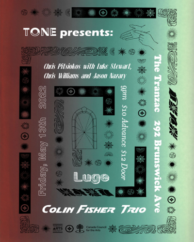 Chris Pitsiokos, Luge, Colin Fisher Trio at Tranzac Club