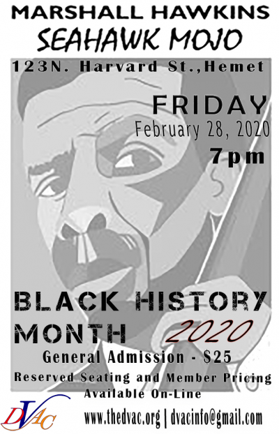 Marshall Hawkins And Seahawk Mojo at Diamond Valley Arts Center