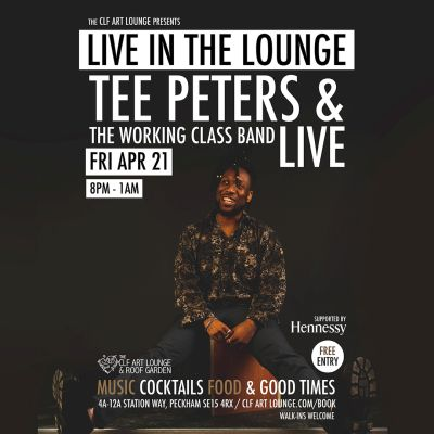 Tee Peters And The Working Class Band - Live In The Lounge at The CLF Art Lounge And Roof Garden