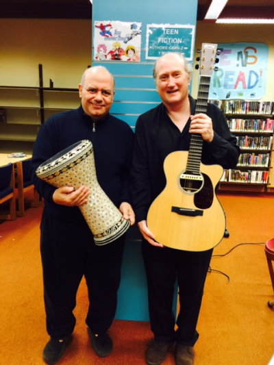 Ancient Future Global Guitar And Arabic Percussion Duet at Central Santa Rosa Library