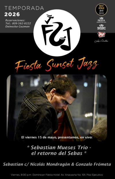 Sebastian Mueses Trio at Fiesta Sunset Jazz