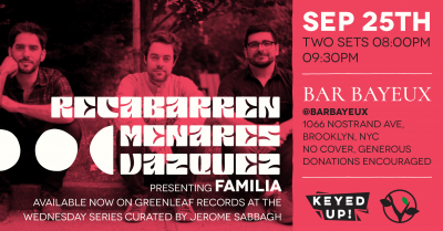 Recabarren - Menares - Vazquez at Bar Bayeux