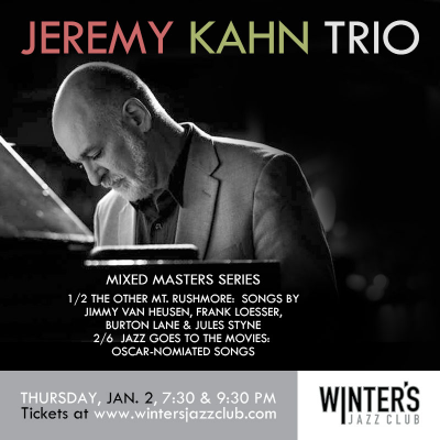 Jeremy Kahn Trio at Winter's Jazz Club