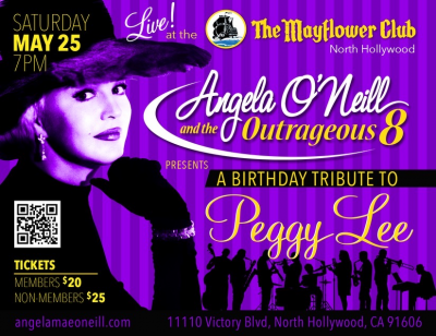 Birthday Tribute To Peggy Lee at The Mayflower Club