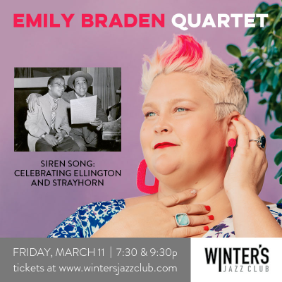Emily Braden Quartet at Winter's Jazz Club