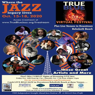 True Blue Jazz Livestream • Virtual Festival • Day 1 Of 2 at Online Event