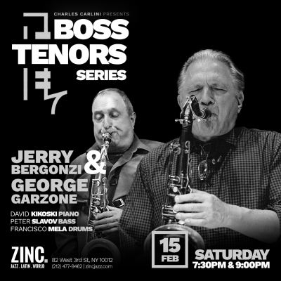 Boss Tenors: Jerry Bergonzi & George Garzone at Zinc Bar
