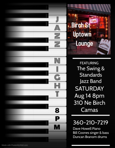 Swing & Standards Jb Birch St Camas at The Birch Street Uptown Lounge - event poster Swing & Standards Jb Birch St Camas at The Birch Street Uptown Lounge