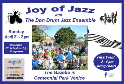 Don Drum Jazz Ensemble at Venice Gazebo At Centennial Park