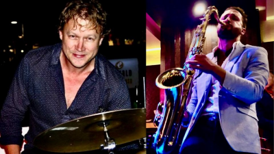 Andrew Swann + Richard Pavlidis Feat with JMQ Jazz Ensemble at The Golden Gate Hotel