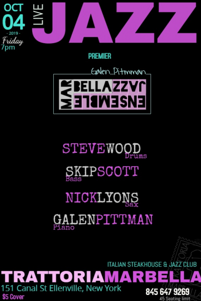 Marbella Jazz Ensemble Quartet at Trattoria Marbella