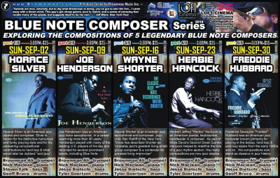 Blue Note Composer Series: Every Sun In Sep, Cobourg, 3-6pm, $25 at The Loft Cinema