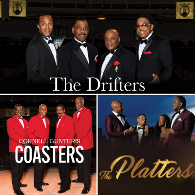 The Drifters, The Cornell Gunter Coasters, And The Platters at Levoy Theatre