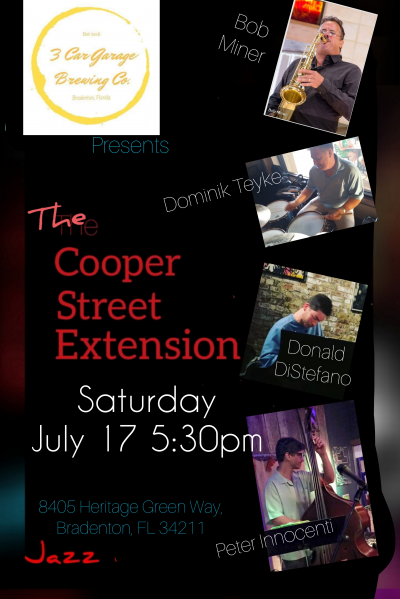 The Cooper Street Extension at 3 Car Garage Brewing Co.