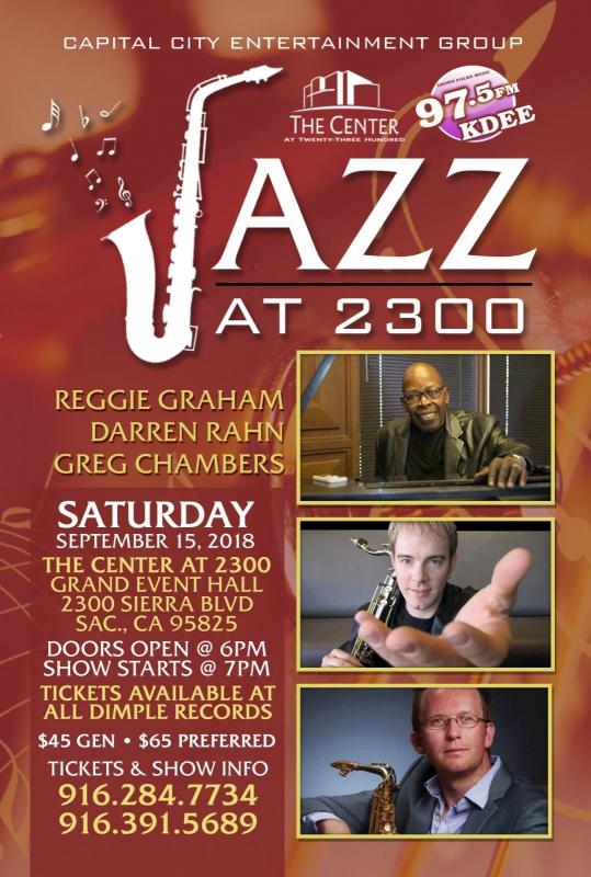 Darren Rahn at Jazz At 2300 - event poster Darren Rahn at Jazz At 2300