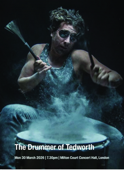 Sean Noonan The Drummer Of Tedworth (world Premiere) at Milton Court Concert Hall - event poster Sean Noonan The Drummer Of Tedworth (world Premiere) at Milton Court Concert Hall