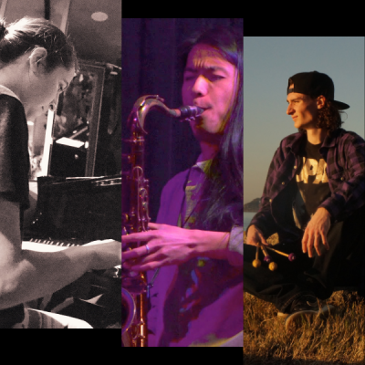 Hannah Mayer, Nathan Nakadegawa-lee, & Gus Hurteau at Piedmont Piano Company