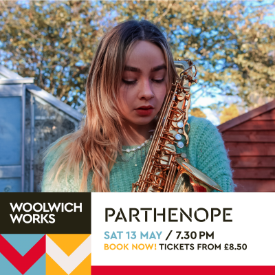 Parthenope at Woolwich Works - event poster Parthenope at Woolwich Works