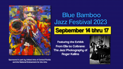 Blue Bamboo Jazz Festival 2023 presents the Orlando Jazz Orchestra at Blue Bamboo Center For The Arts