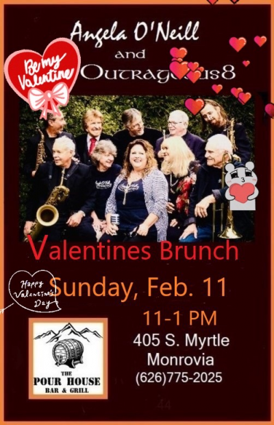 Valentine's Champagne Big Band Brunch. FREE at The Pour House