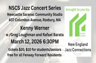NSCS Jazz Concert Series - Kenny Werner at Nscs Jazz Concert Series at Newcastle Saranac Community Studio - event poster NSCS Jazz Concert Series - Kenny Werner at Nscs Jazz Concert Series at Newcastle Saranac Community Studio